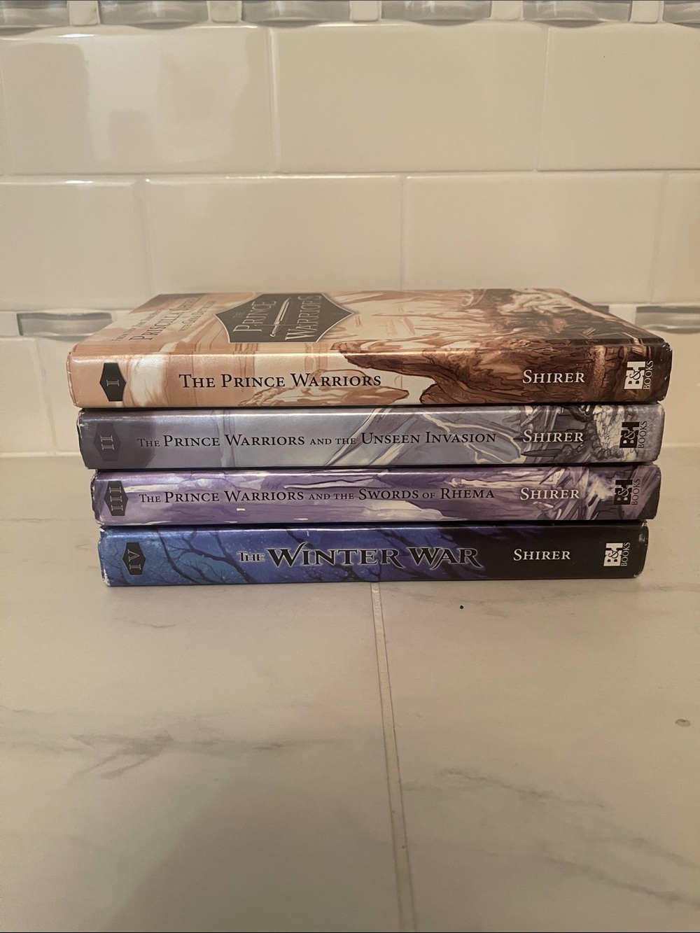 The Prince Warrior books. In good condition By:Priscilla Shirer